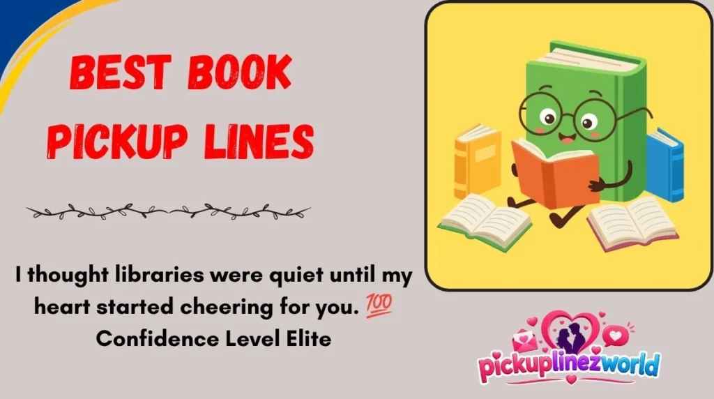 Best Book Pickup Lines