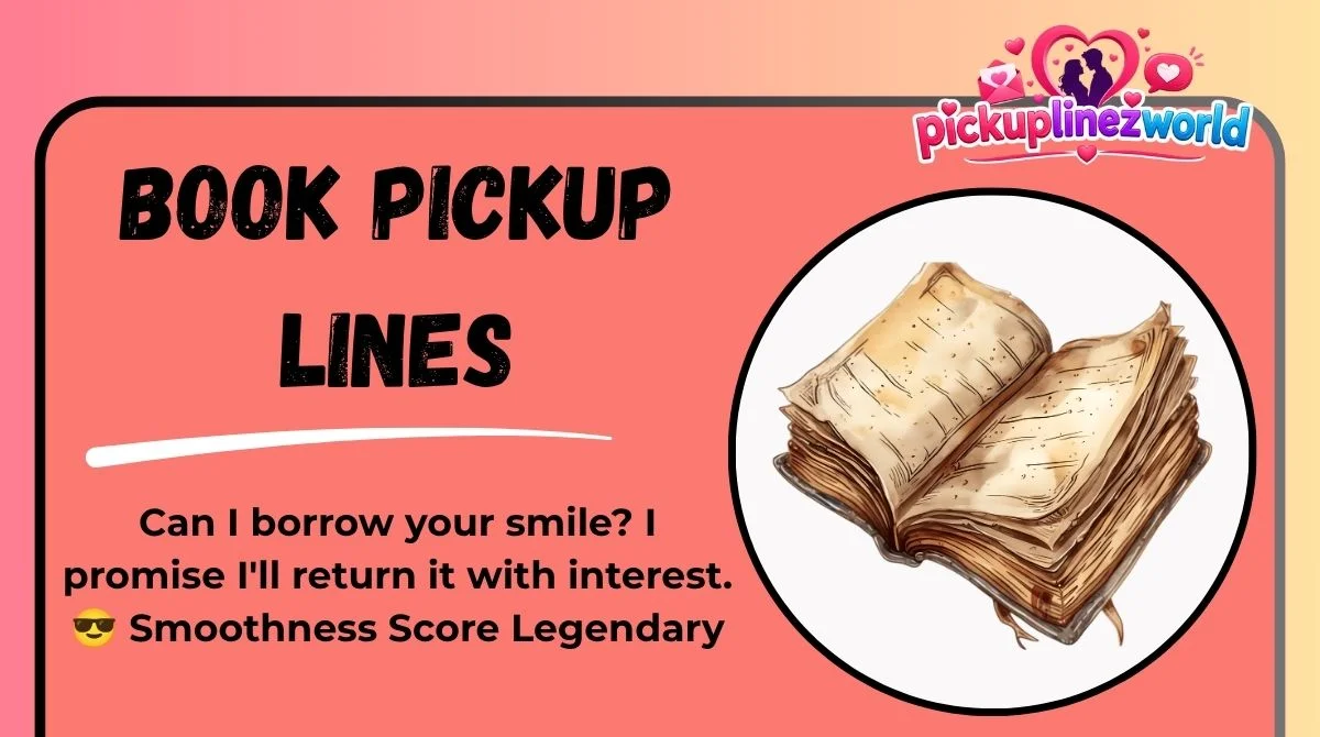 Book Pickup Lines