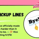 Bye Pickup Lines