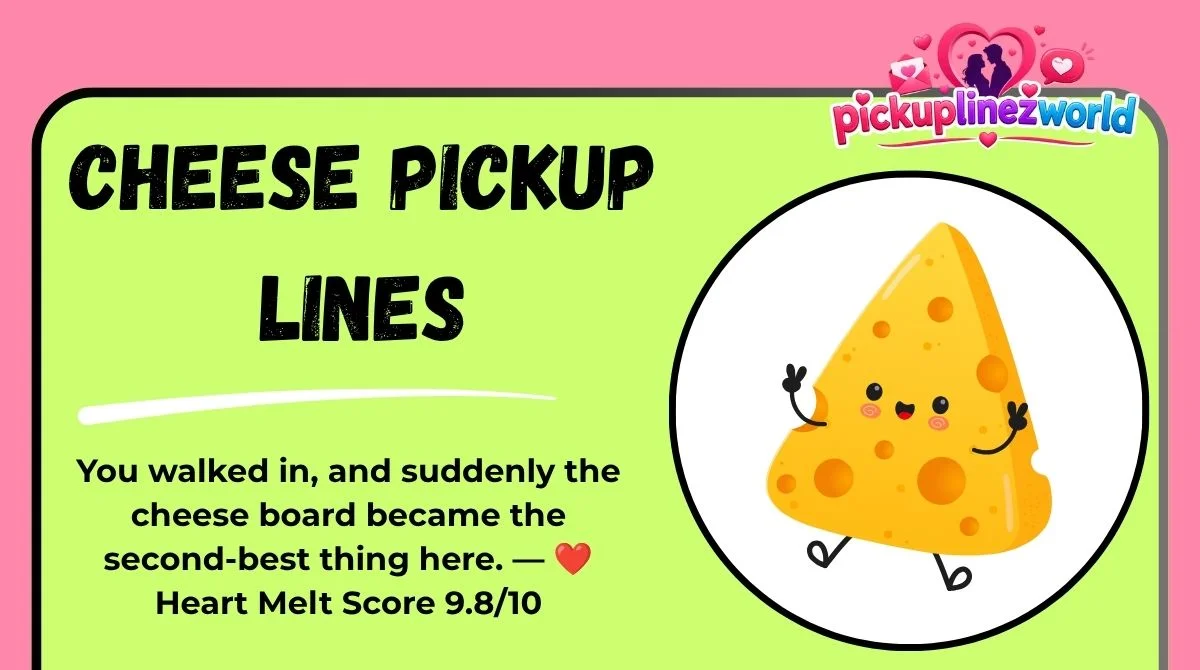 Cheese Pickup Lines
