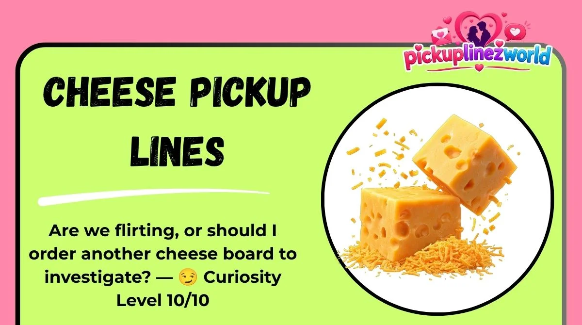 Cheese Pickup Lines
