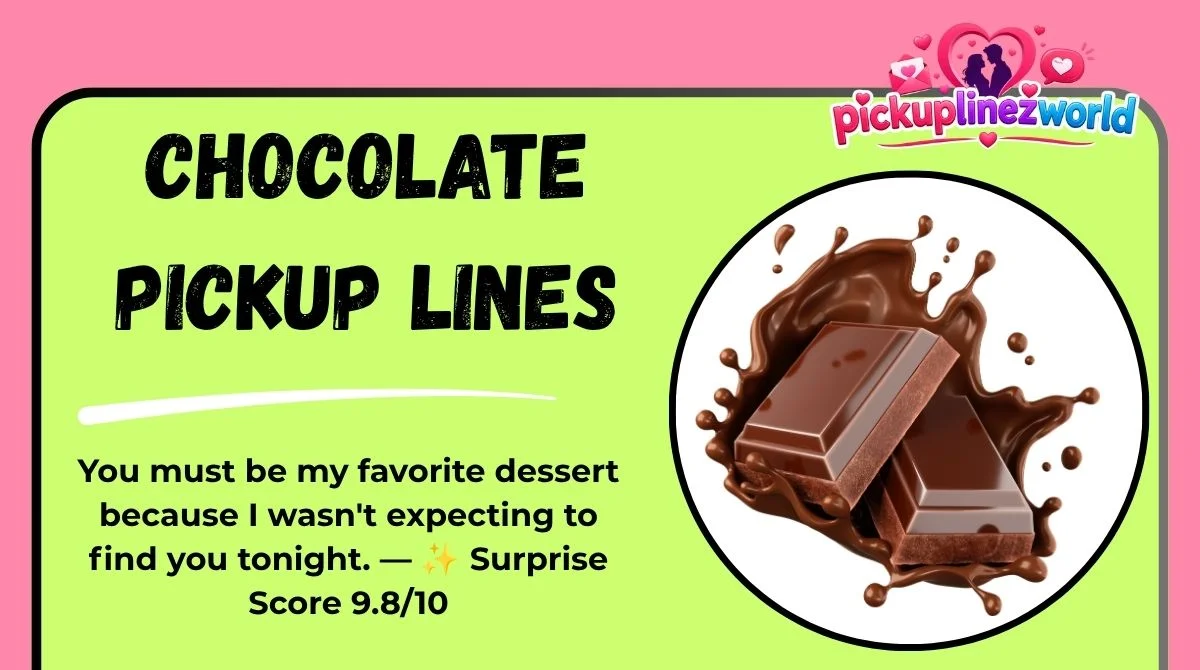 Chocolate Pickup Lines