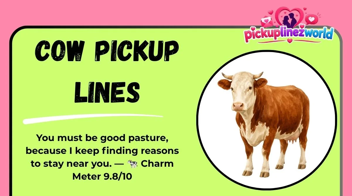 Cow Pickup Lines